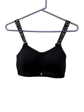 ThirdLove Womens Black Wireless Comfort Bra 32E Adjustable Logo Straps NWT